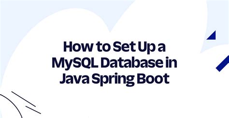 spring boot sql databases